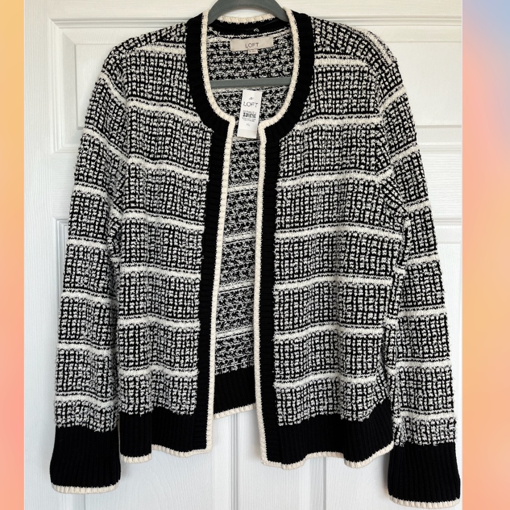 NWT LOFT Cardigan Jacket Size XL